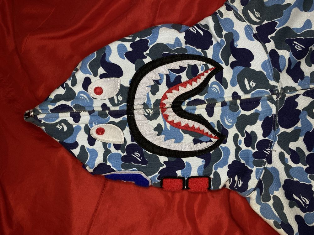 Casaco Bape Shark azul