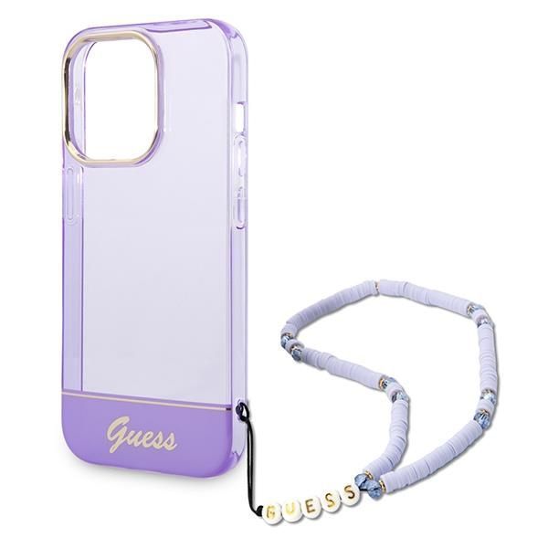 Etui Guess do iPhone 14 Pro 6,1'' Fioletowe/Purple