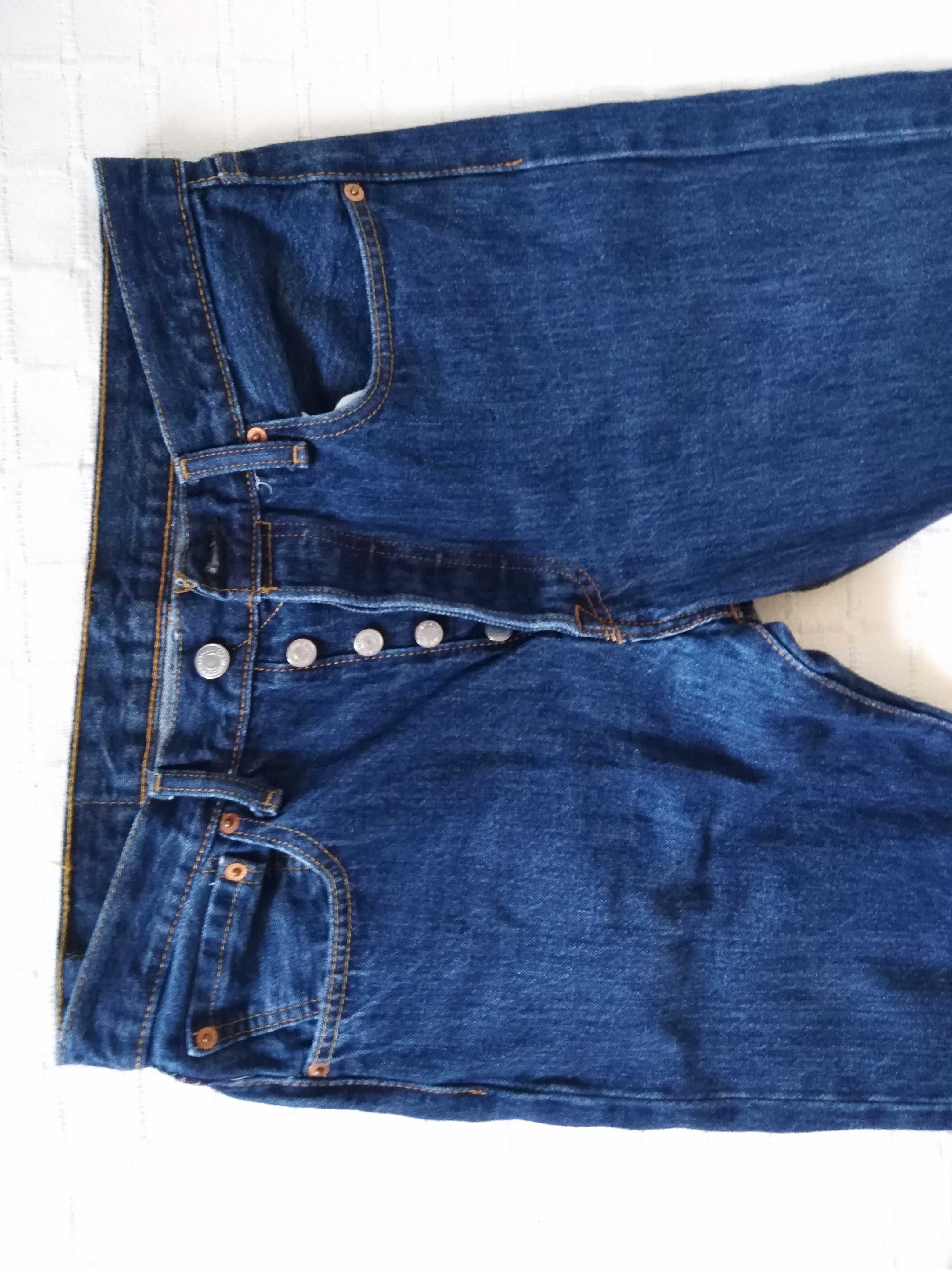 Calças Ganga Azuis Levi Strauss & Co W32 L30