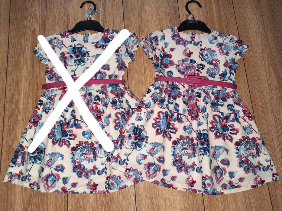 Elegancka sukienka COCCODRILLO r.92 za kolano, do kolana