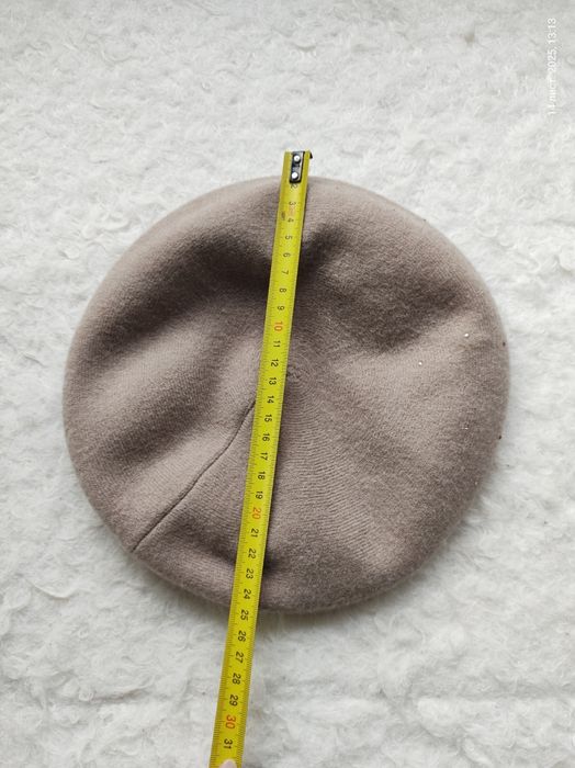 Теплий берет ангора кролик