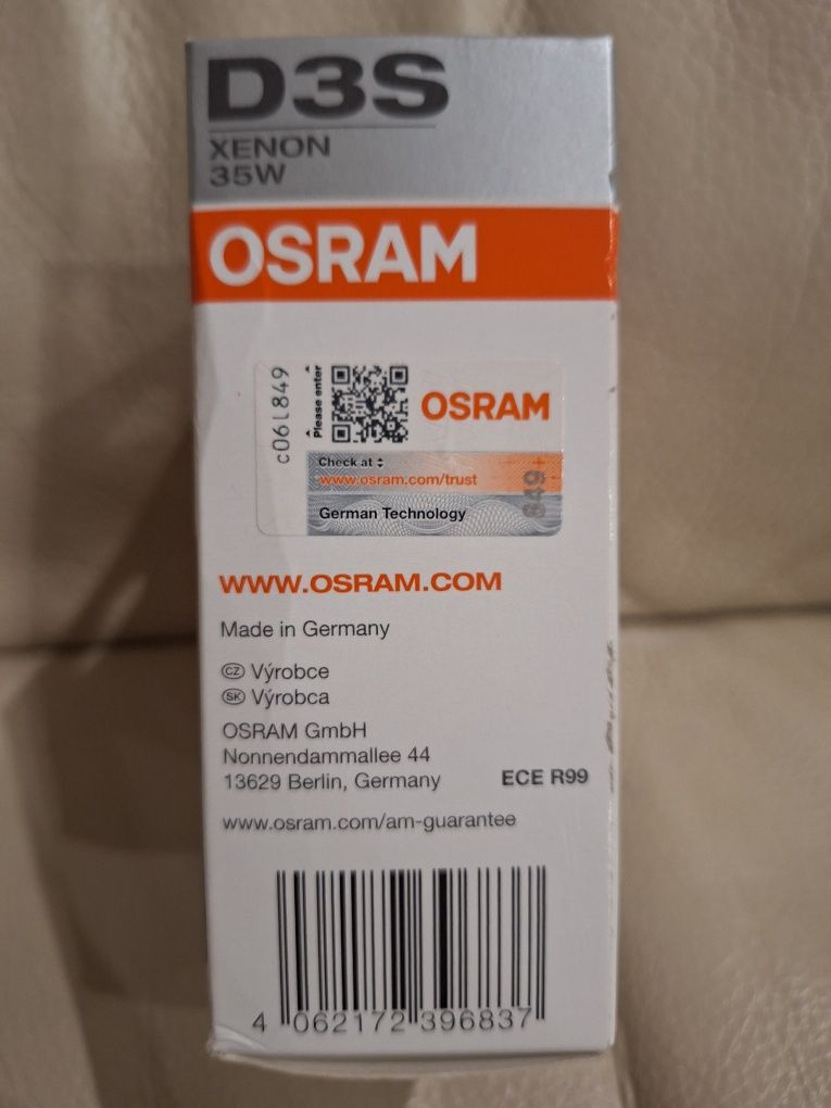 ŻARNIK XENON Ksenon BI-XENON Osram D3S Original