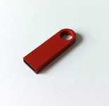 czerwony metalowy pendrive 128GB