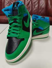 NOWE Nike Air Jordan 1 mid 42 sportowe buty czarno- zielone damskie