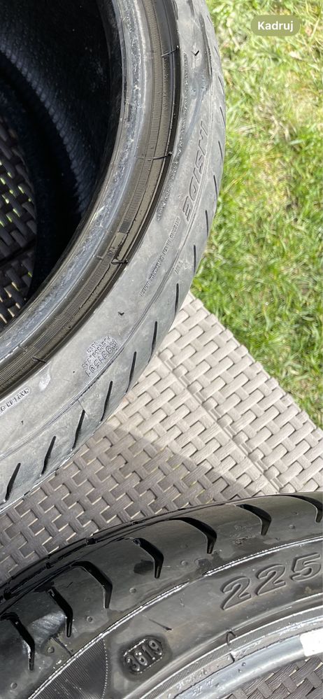 2x opona 225/35 Pirelli PZero 2019 dobry stan