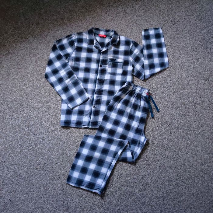 Бавовняна піжама в клітинку