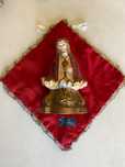 Senhor Santo Cristo Dos Milagres 15 cm Antigo olhos vidro Assinado