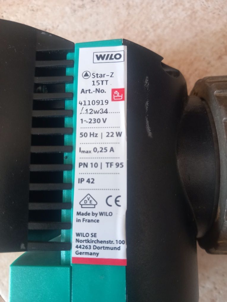 Bomba círculo Wilo