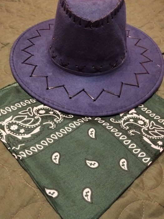 Комплект капелюх ковбой бандана ковбоя