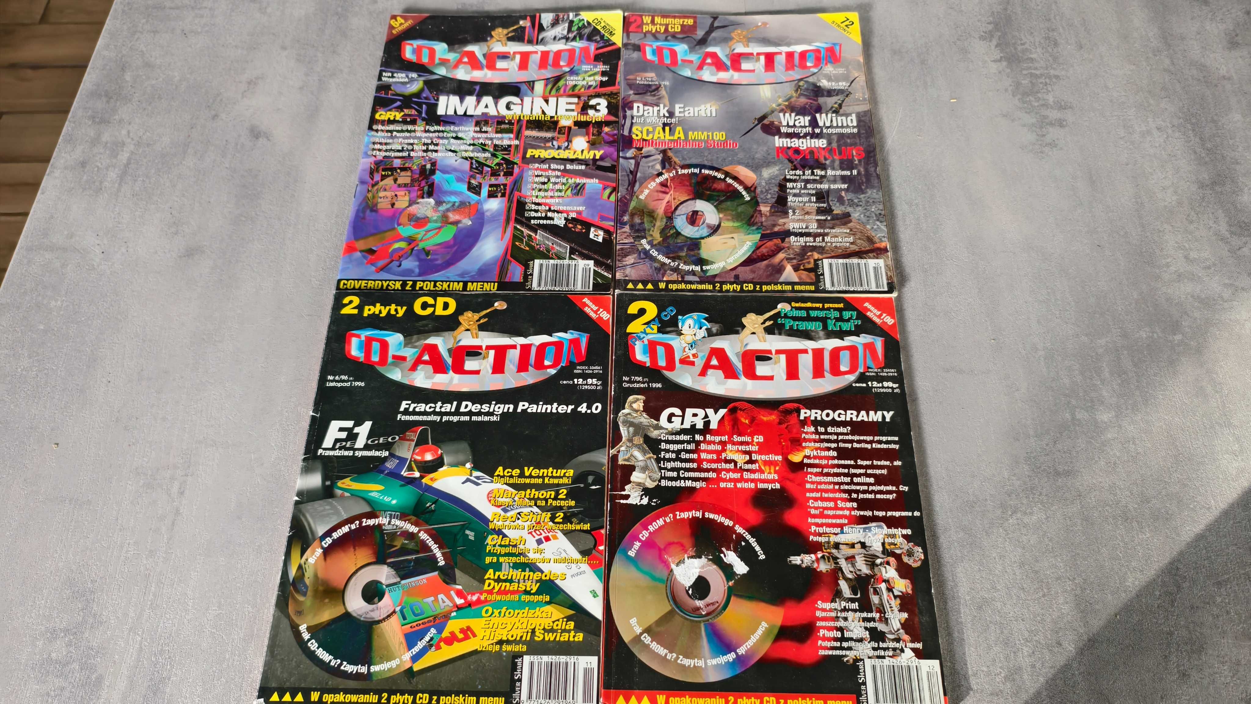 CD-Action roczniki od 1996 do 2003