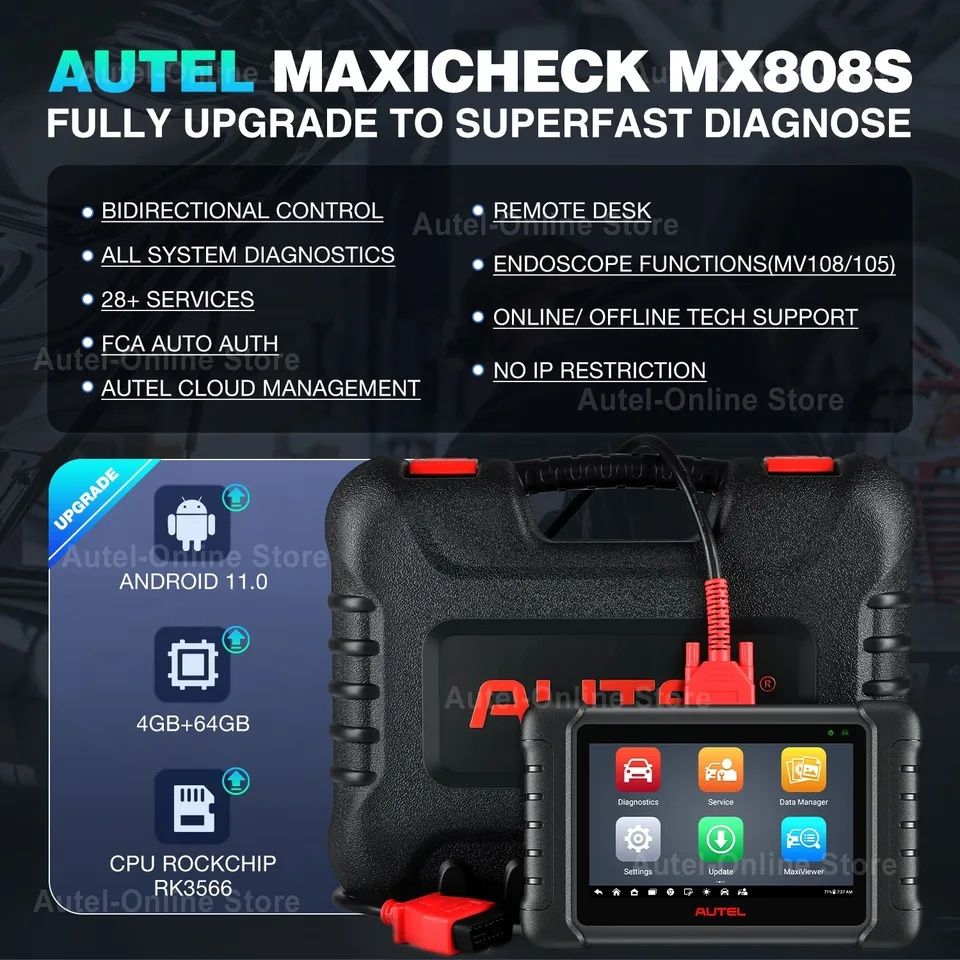 Автосканер Autel MaxiCheck MX808S(MK808S)