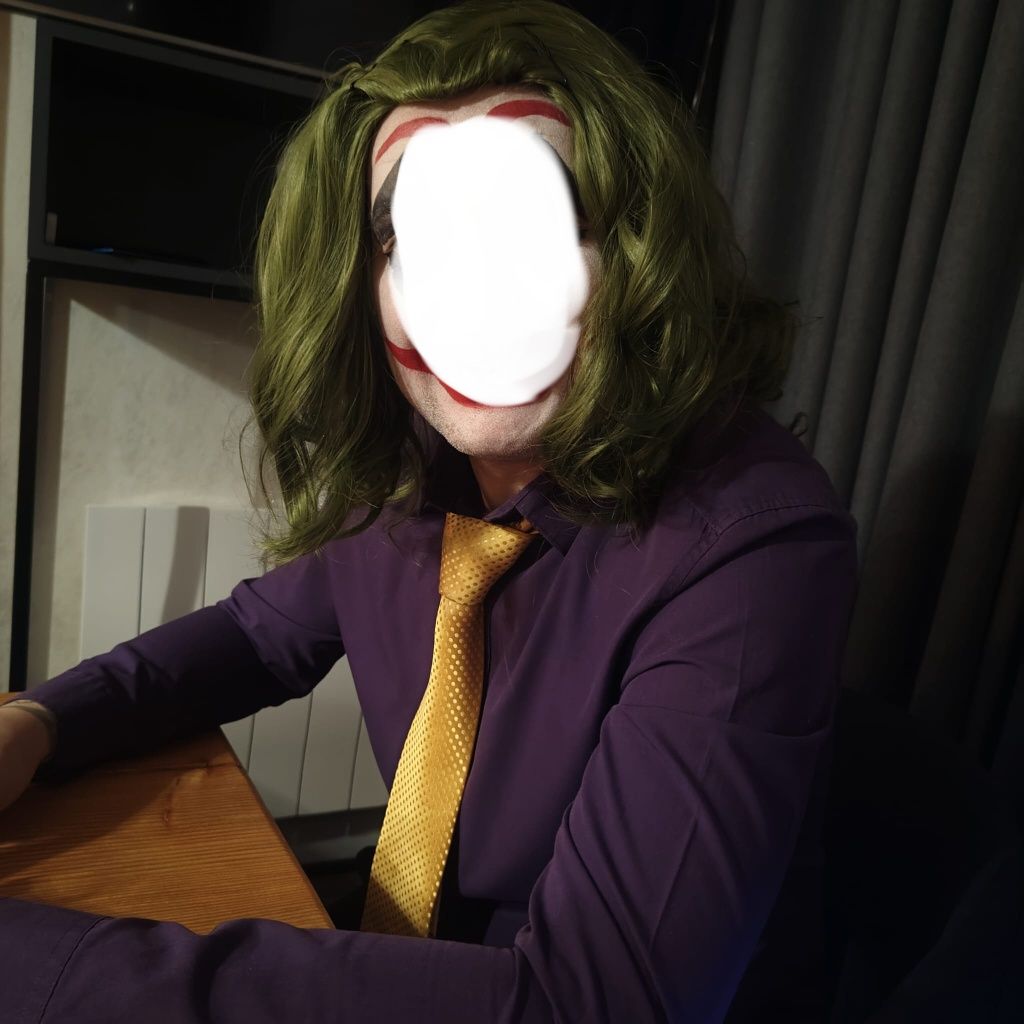 Peruka Joker Bal Karnawał Urodziny Przebranie