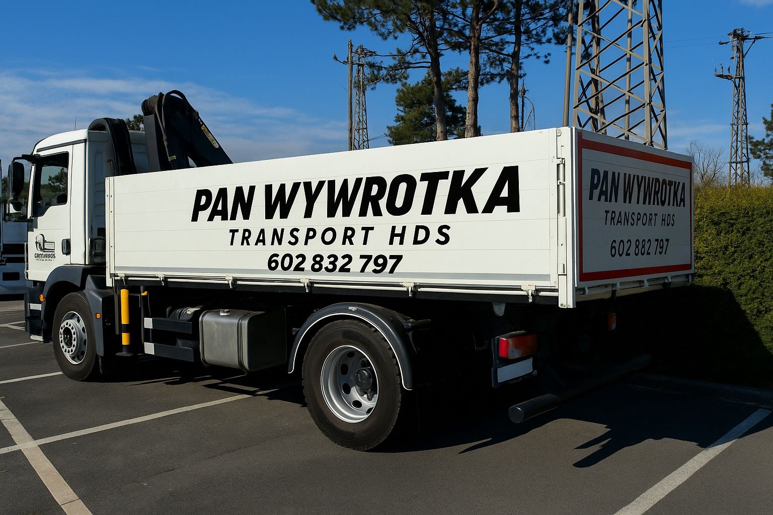 Oferuję usługi transport HDS Poznań i okolice , wywrotka z hds