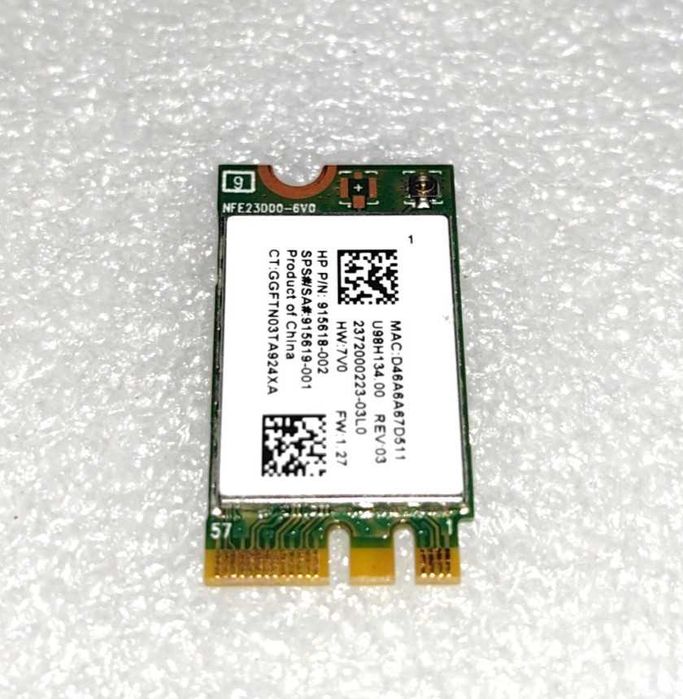 Wi-Fi модуль + Bluetooth 4.0 – Realtek RTL8723DE HP (250/255-G6) 15-BW