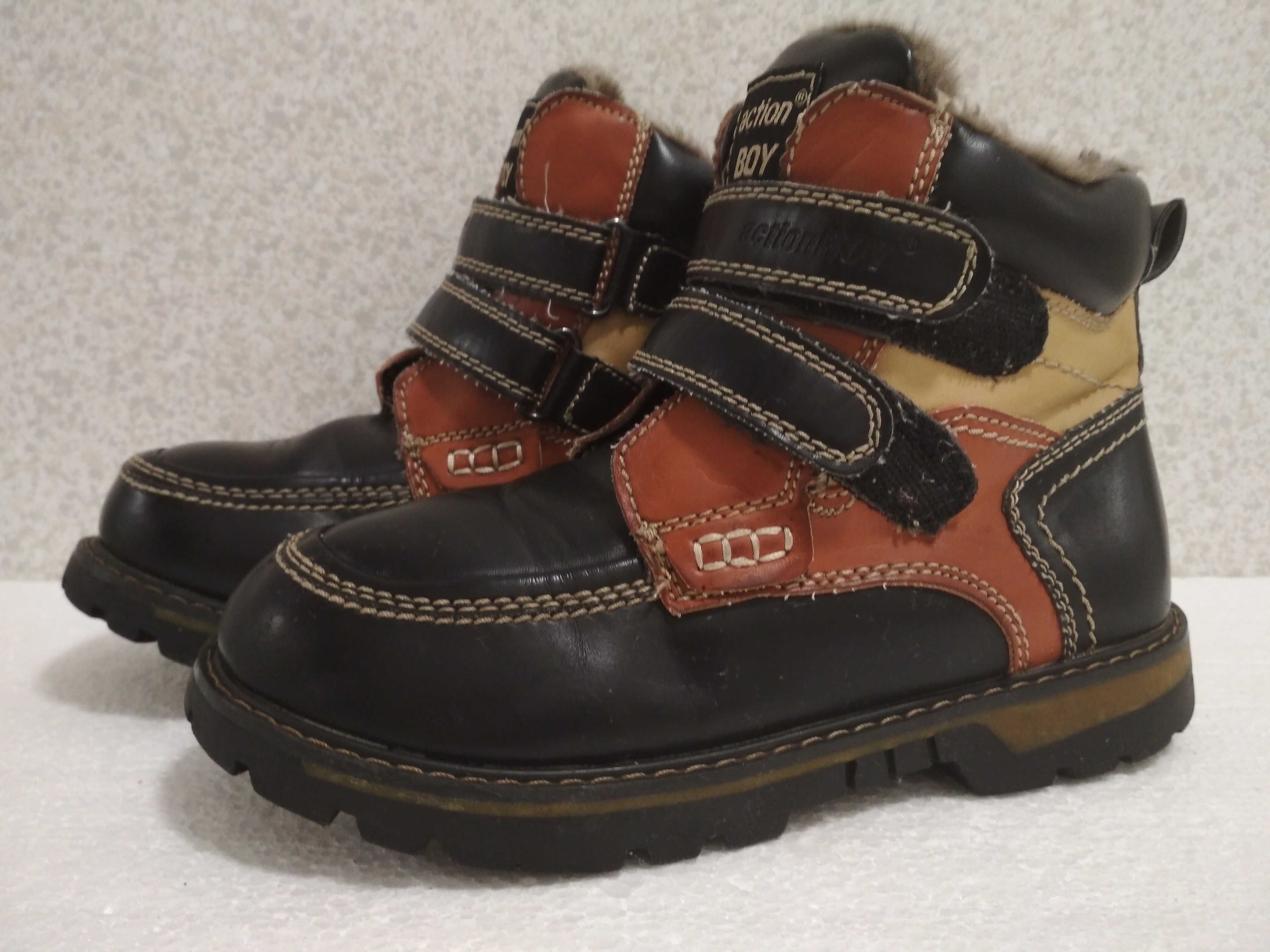 Buty zimowe ACTION BOY rozmiar 34 wkładka 22cm