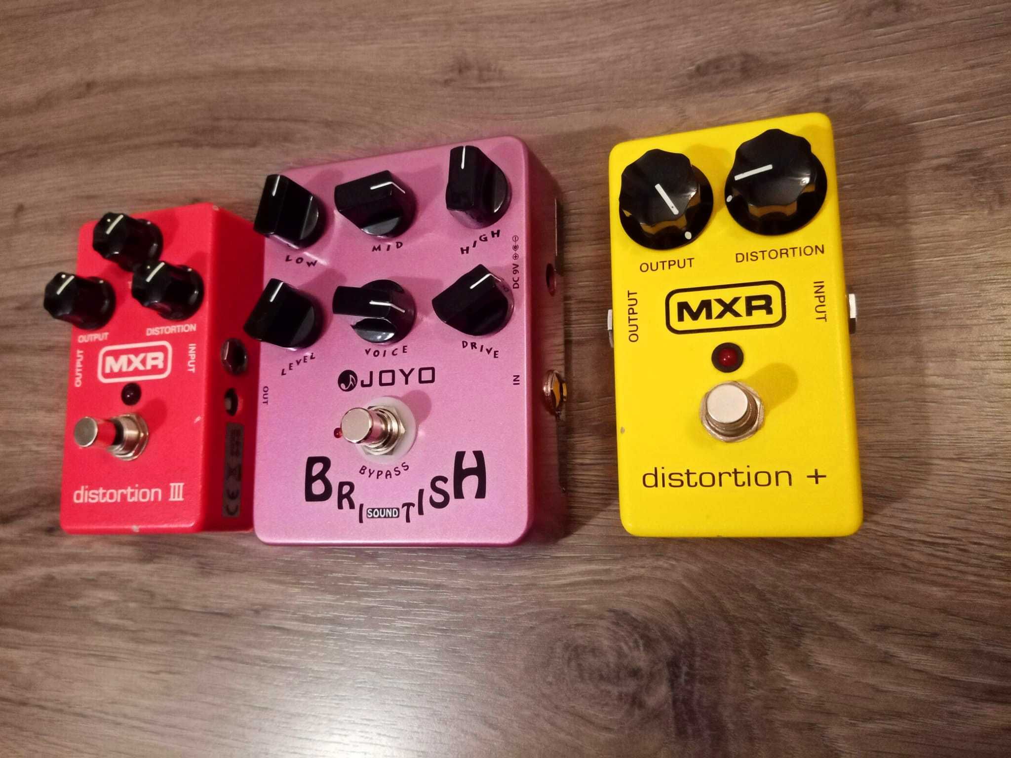 Pedais guitarra MXR, Joyo (Harley Benton): distorção overdrive