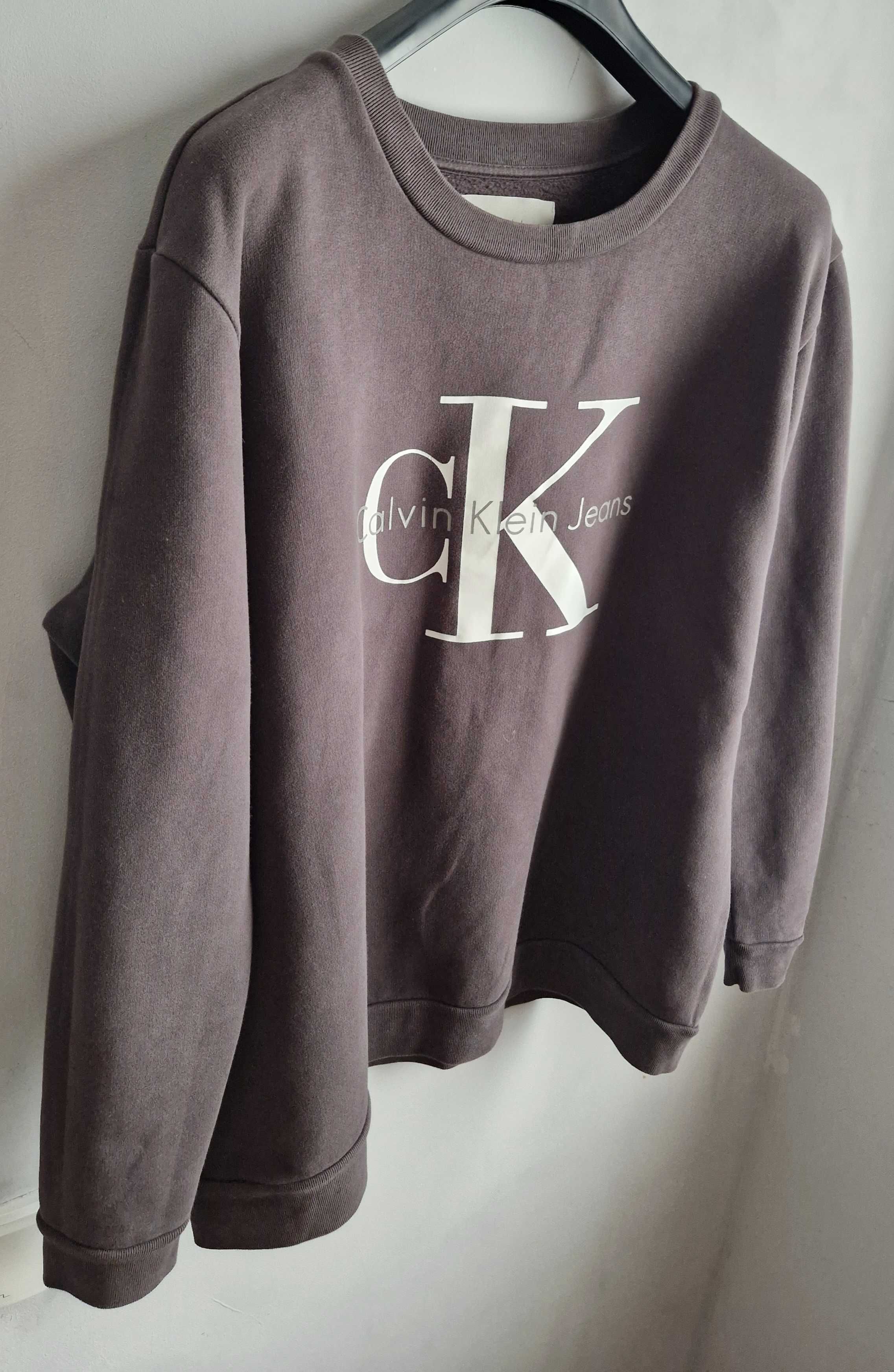 Bluza oversize CALVIN KLEIN duże logo 38 M