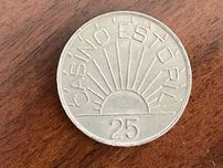 Ficha 25 escudos (25$00) do Casino Estoril