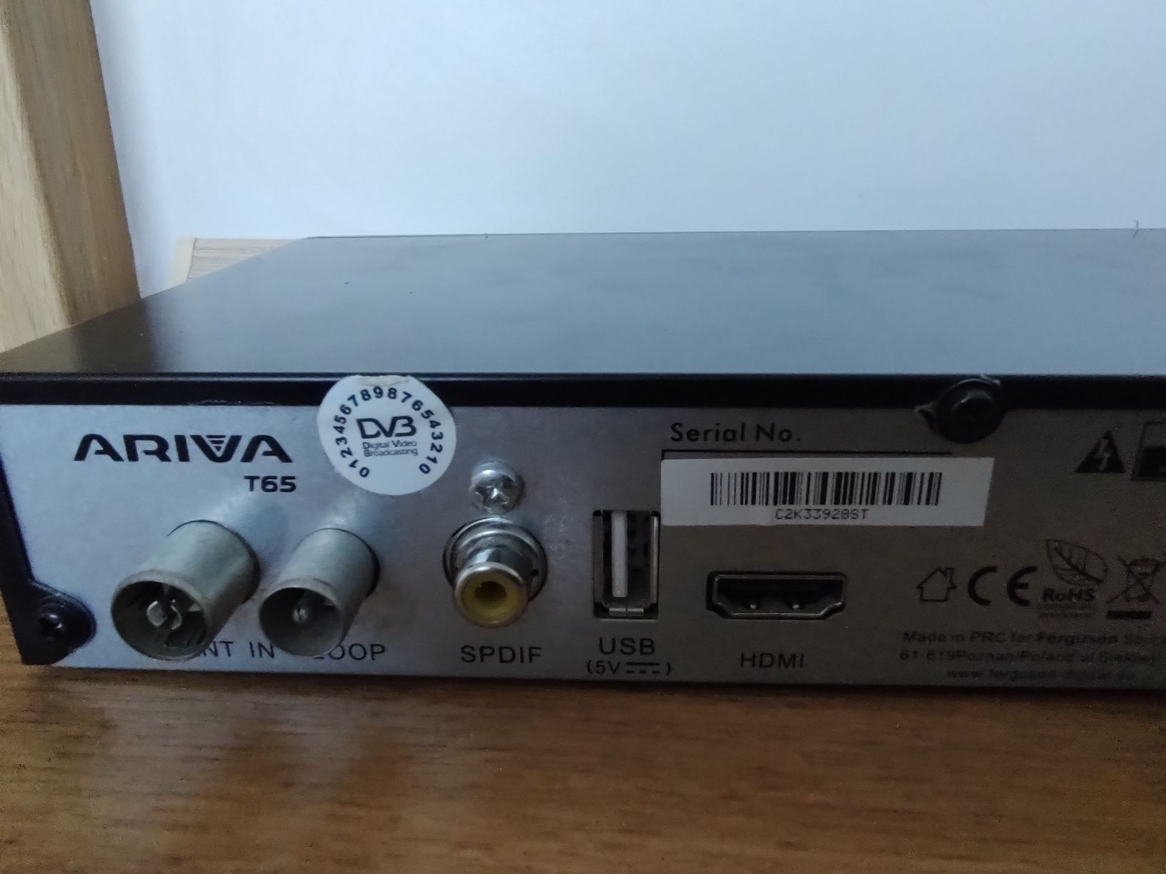 Tuner DVB-T Ferguson Ariva T65