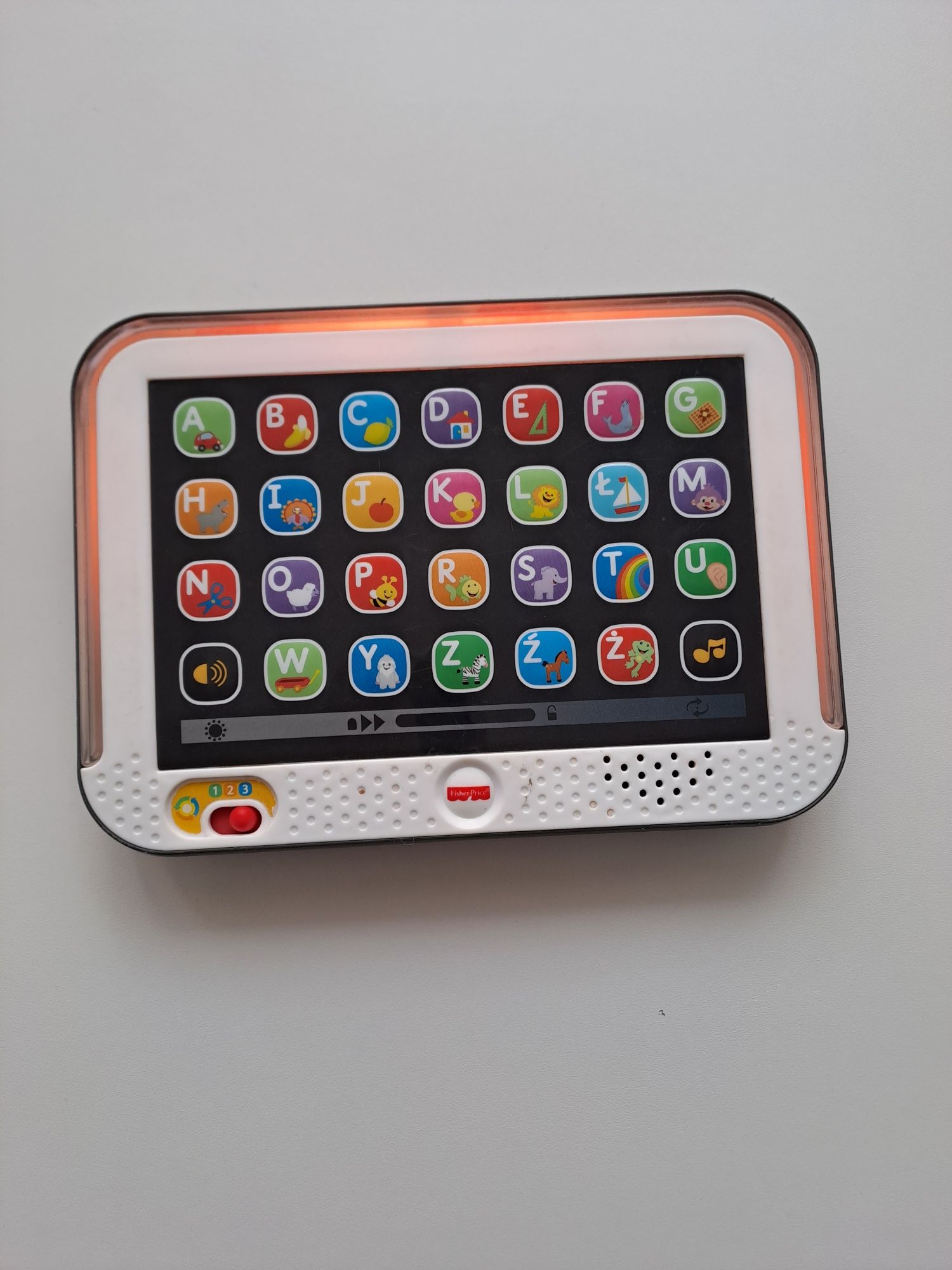 Tablet Malucha fisher price, stan bardzo dobry,  wszystko sprawne