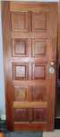 Porta maciça mogno 10 almofadas