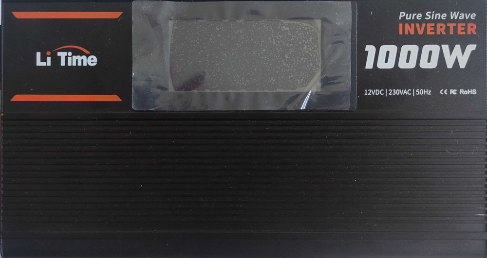 Інвертор LiTime 1000 W Pure Sine Wave Inverter 12 V DC to 230 V AC