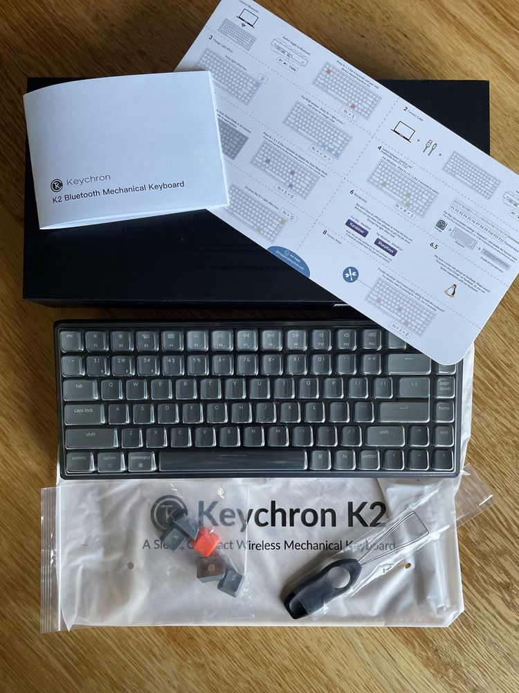 Keychron K2 Wireless Mechanical Keyboard (K2C3) – Stan bardzo dobry