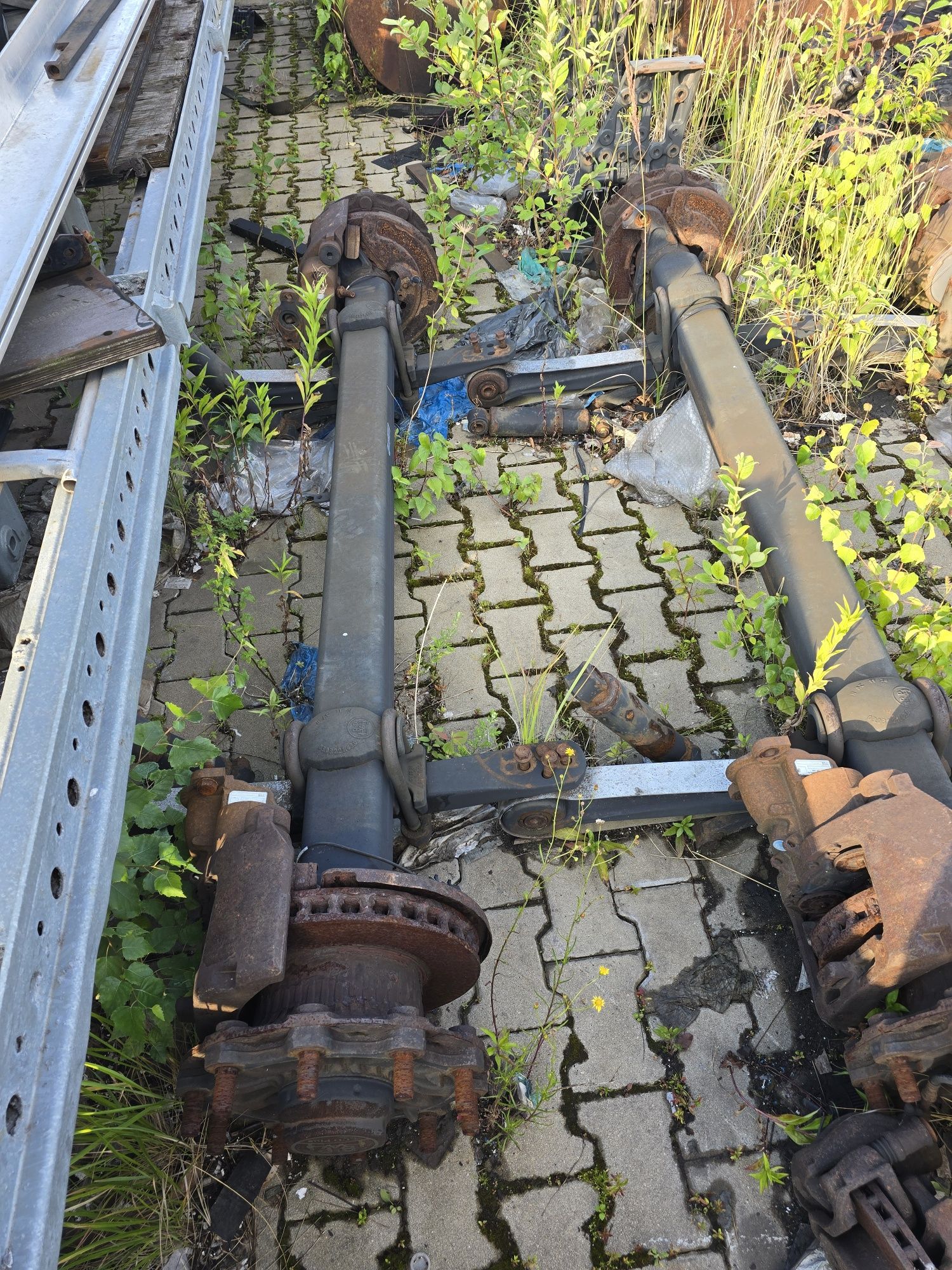 Ściana przednia, drzwi, słupki, oś bpw 6010 eco plus, dach, szyny,rama