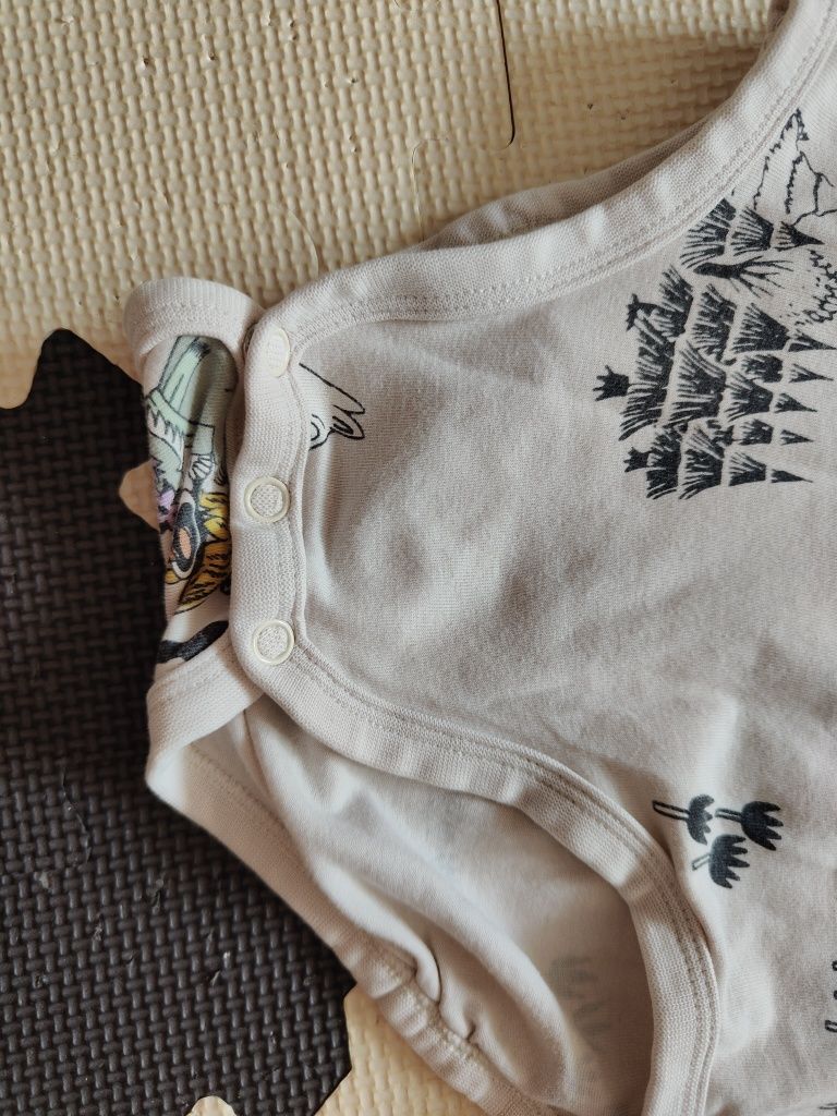 Body z długim rękawem Muminki Moomin Lindex 86/92