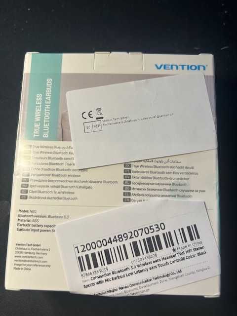 Vention True Wireless Bluetooth Earbuds