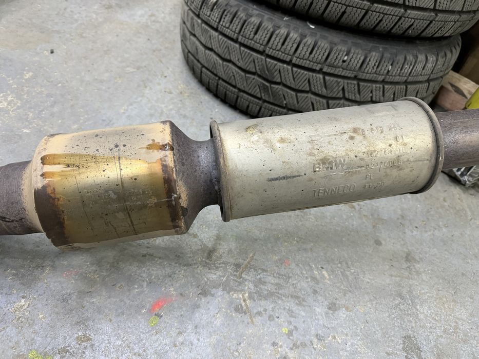 Выхлоп Банка БМВ 2 М235 Ф44 X-Drive B48 Глушитель Катализатор BMW
