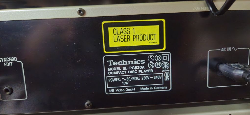 Technics wieża srebrna