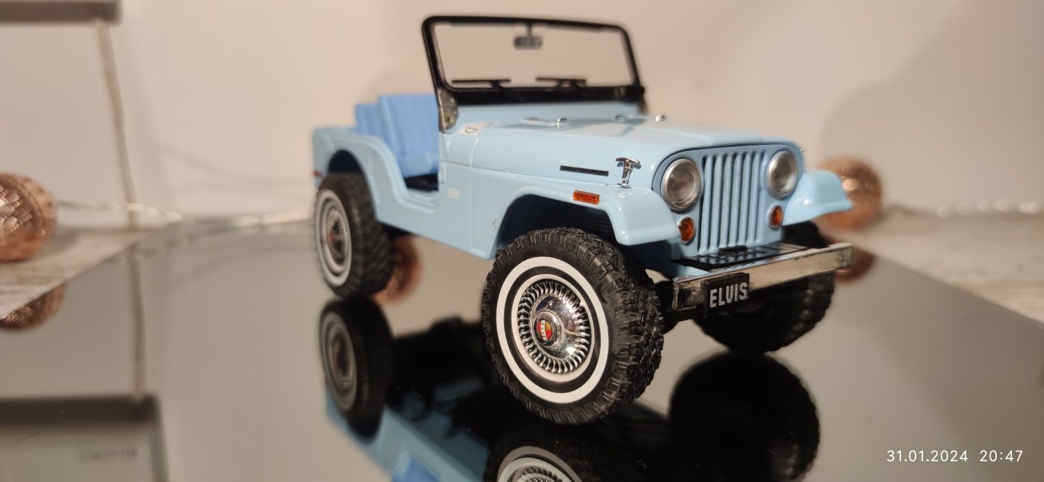 Jeep CJ 5. Elvis 77. 1:18 greenlight., nie norev