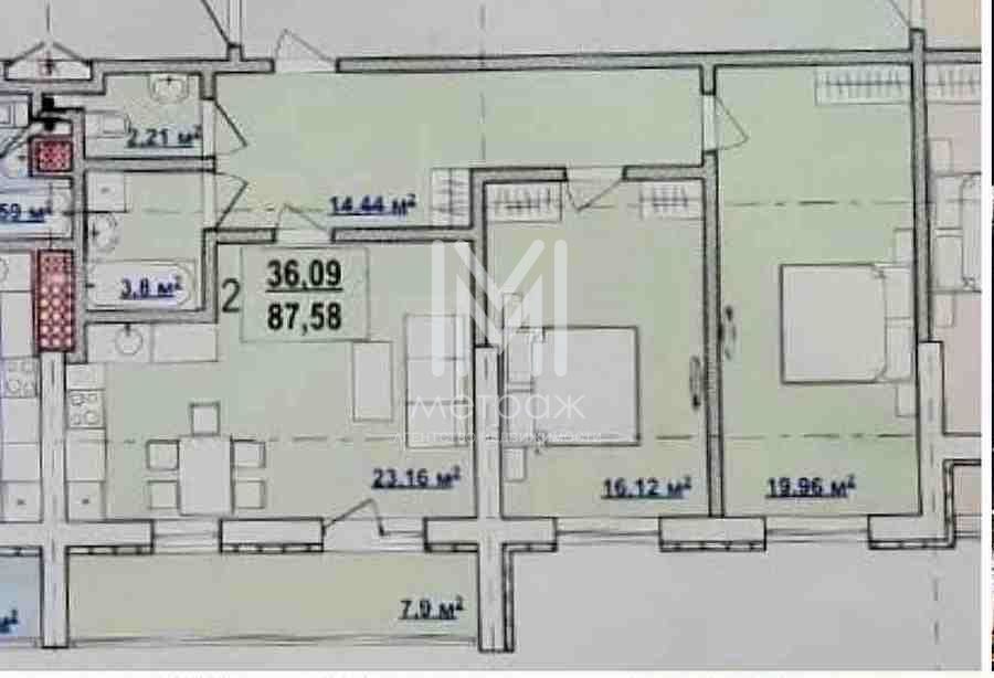 2к. Кв, 88 м.кв‼️Продажа‼️ЖК Дом на Сумской, ПЕРЕУСТУПКА,