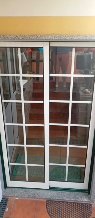 Porta alumínio de correr oferta rede mosquiteira