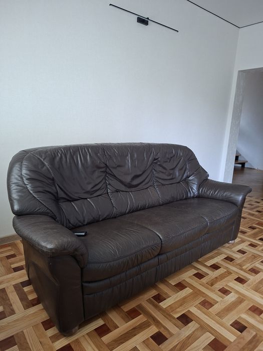 Шкіряний диван Диван + крісло