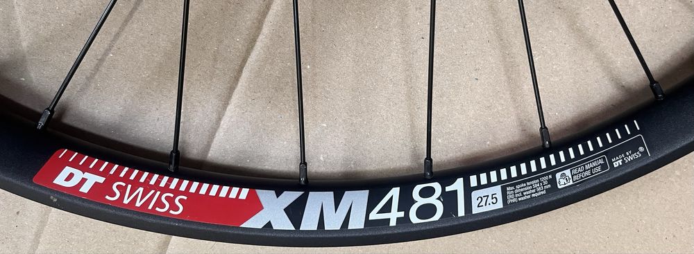 Kolo Dt Swiss XM 481 27,5 enduro trail ebike 32T piasta łozyska maszyn
