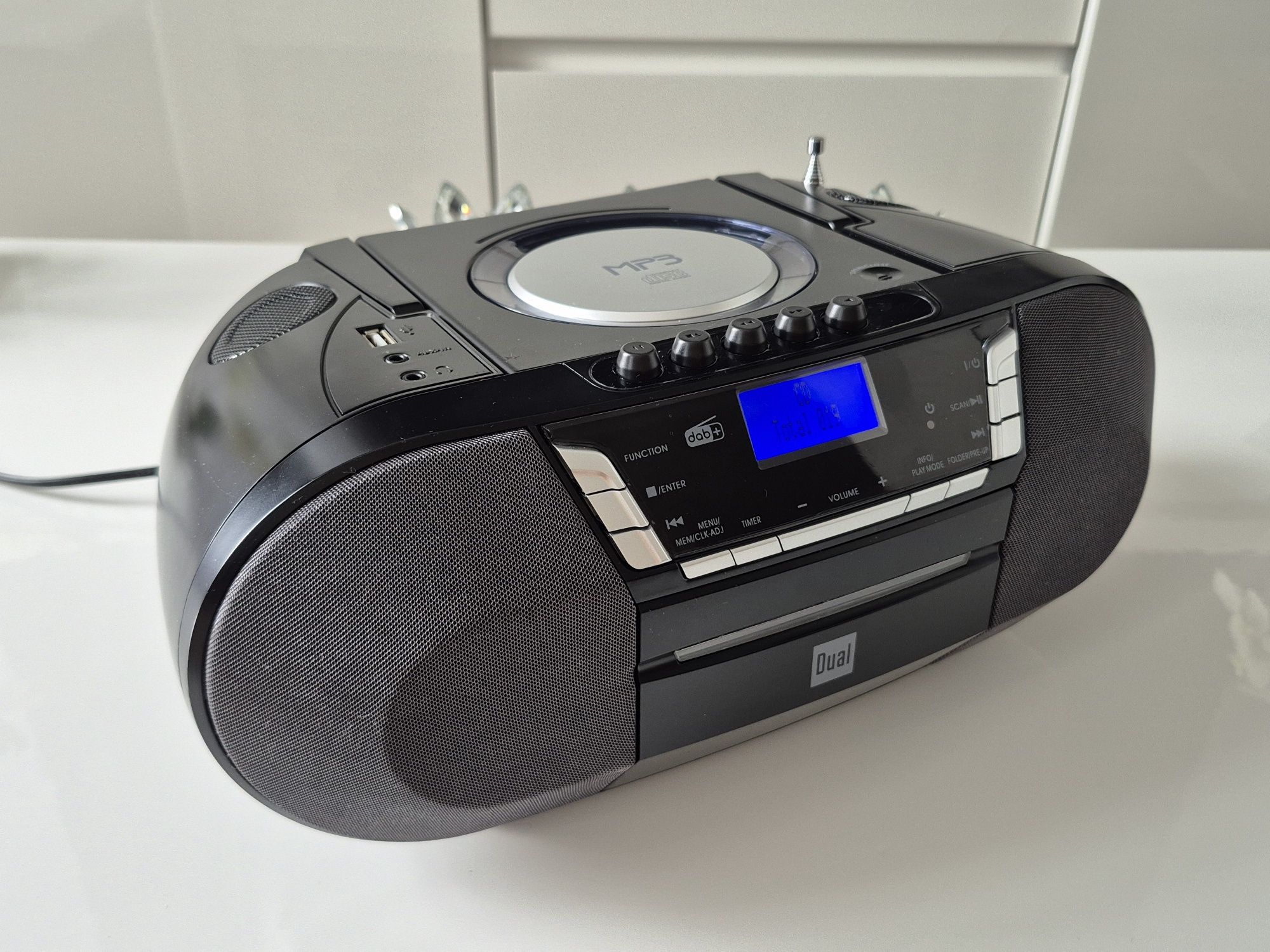 Dual DAB P-200 radio odtwarzacz CD MP3 usb kaseta