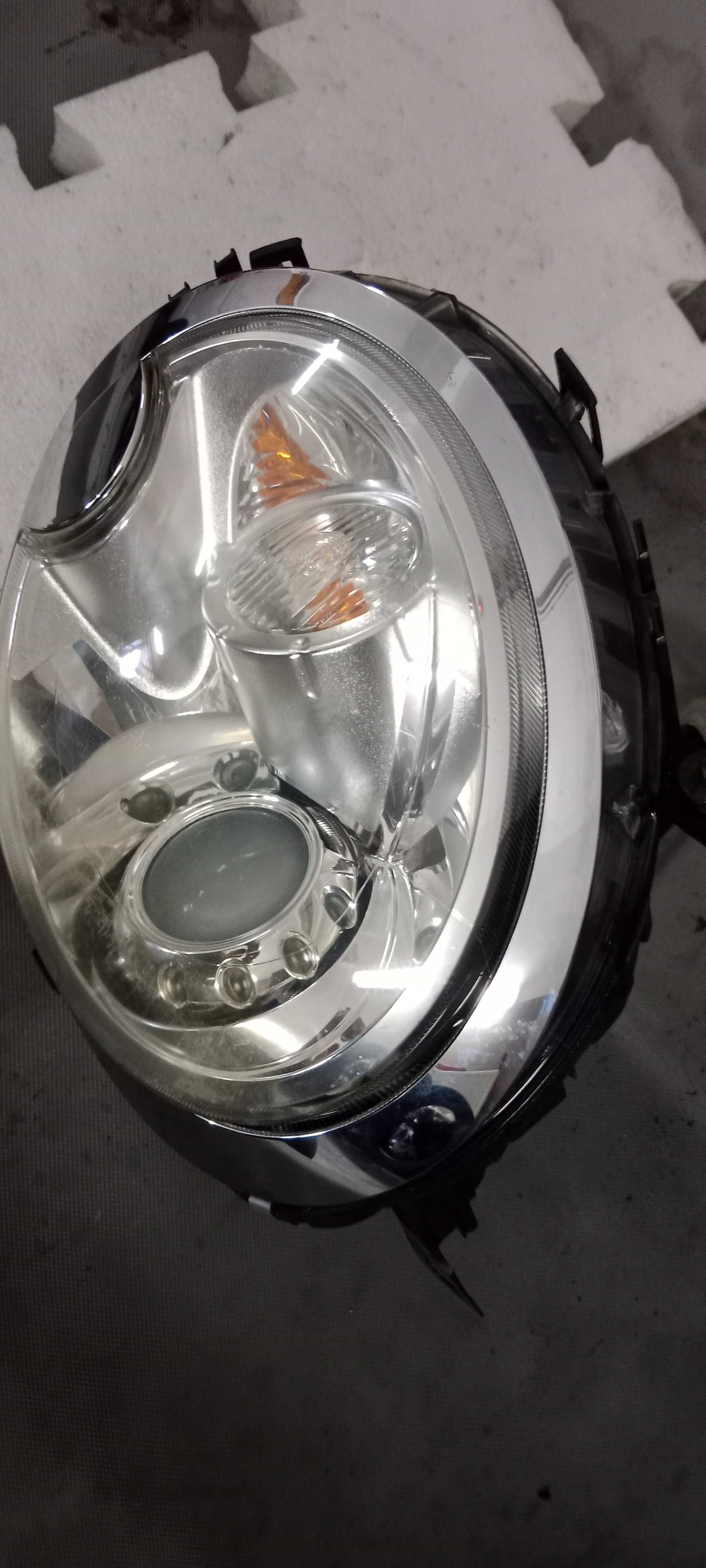 Kompletna lampa Xenon sprysk nikiel MINI COOPER R55 R56 lift