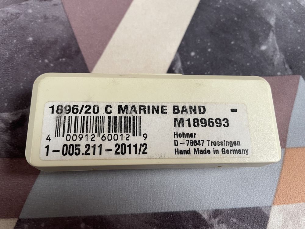 Губная гармошка HOHNER marine band 1896/20 c