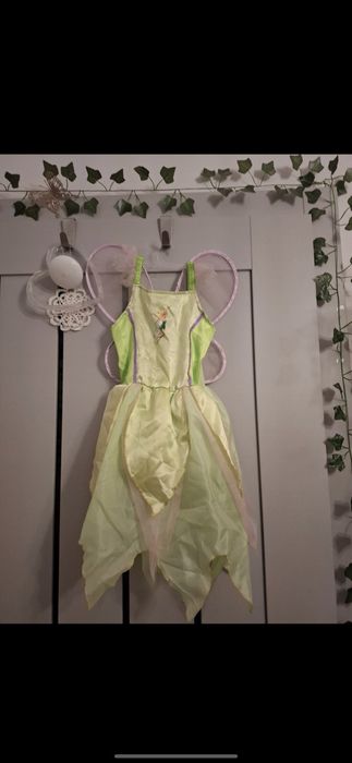 strój karnawałowy wróżki Dzwoneczka