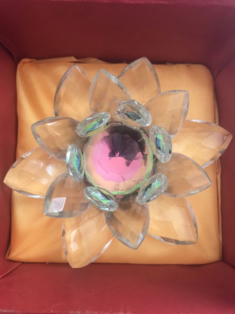 Flor de Lótus de cristal