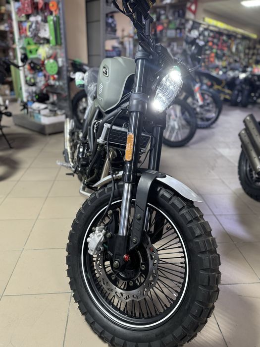 Мотоцикл GEON Scrambler, 250cc. Доставка.