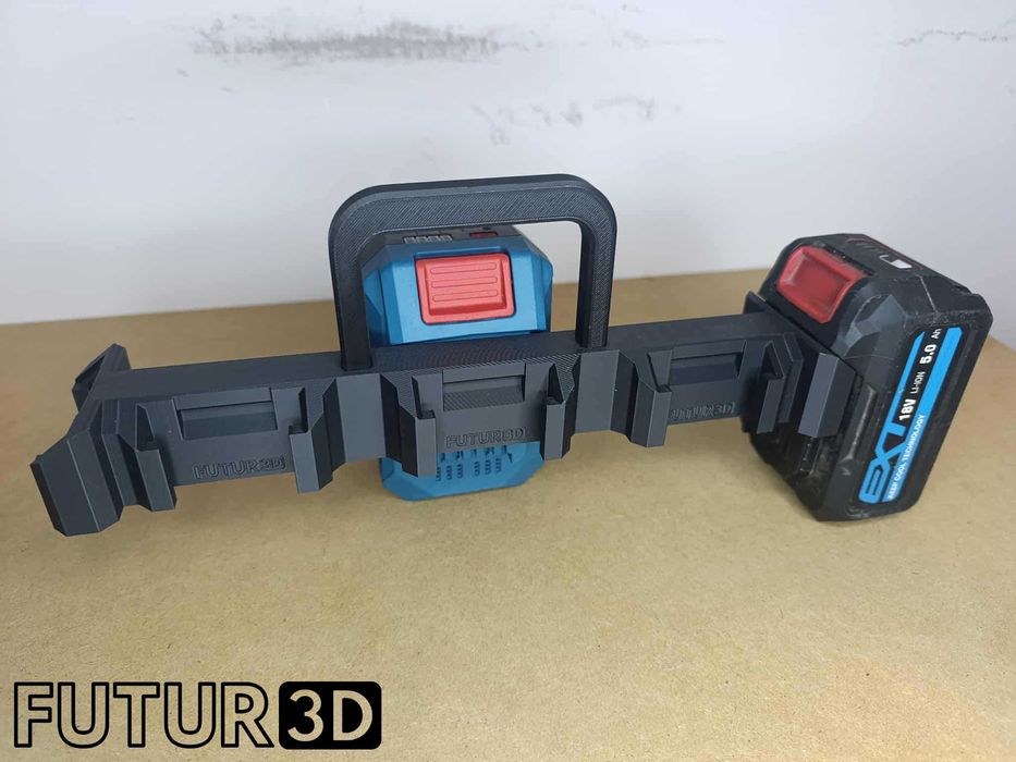 2x Transporter mini na osiem akumulatorów Erbauer 18V EXT DualVolt