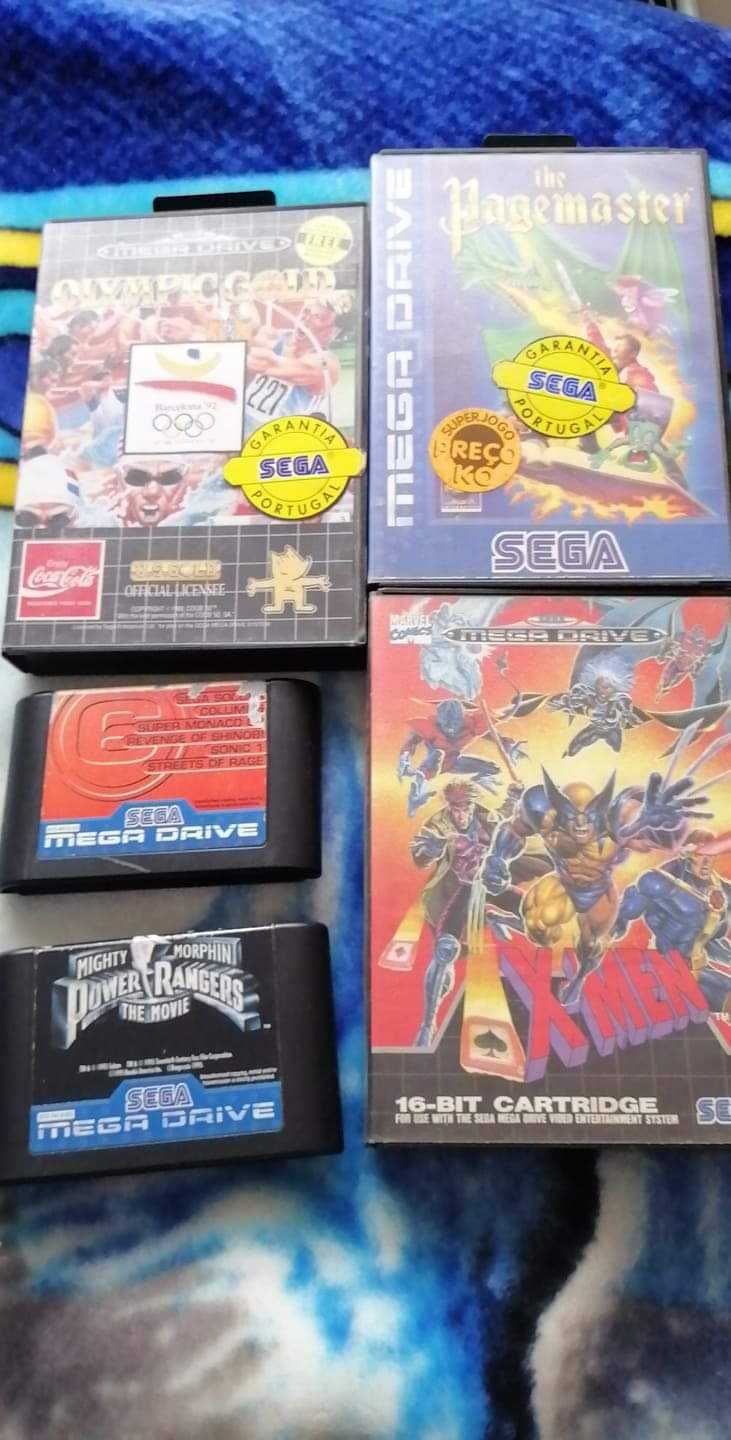 Mega Drive + 6 jogos