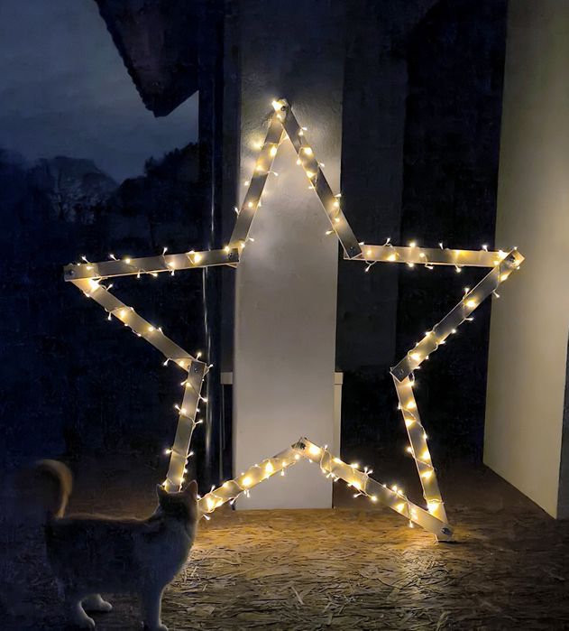 Gwiazda świąteczna - prezent świąteczny , ozdoba świąteczna