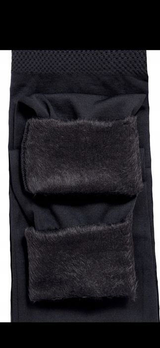 Legginsy ocieplane futerkiem rozmiar  L