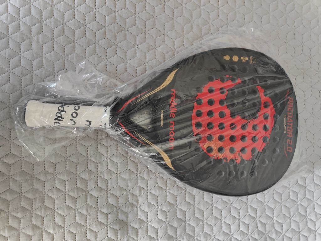 Raquete Padel Middle Moon Predator 2.0 Carbon - NOVA