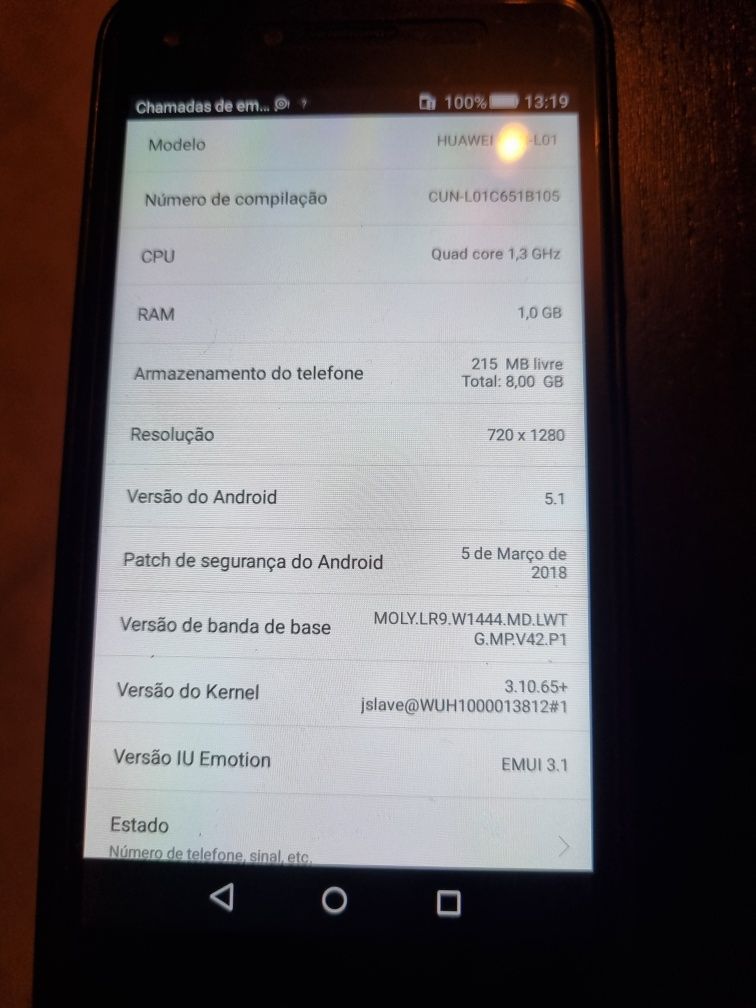 Huawei modelo y5