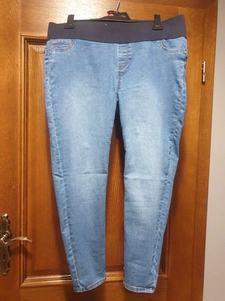 Spodnie jeansy roz 42 na gumie
